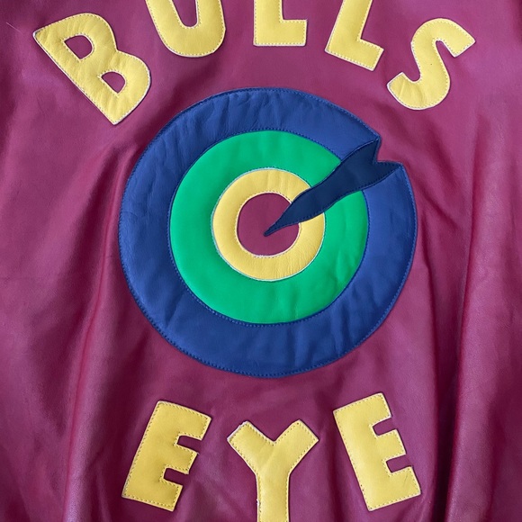 SOLD! RARE 80s/90s MATAR BULLSEYE LEATHER JACKET - Picture 3 of 16